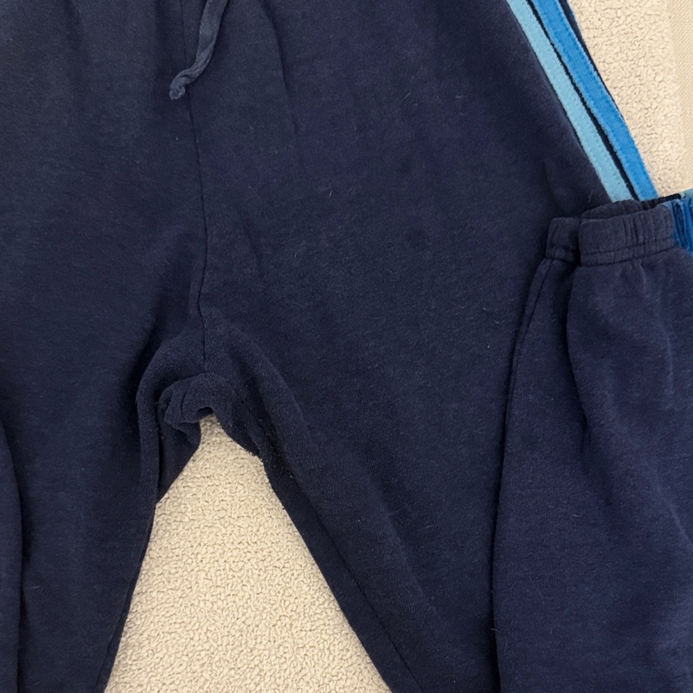 Aviator Nation Navy Joggers with Blue Stripes - Picture 3 of 3